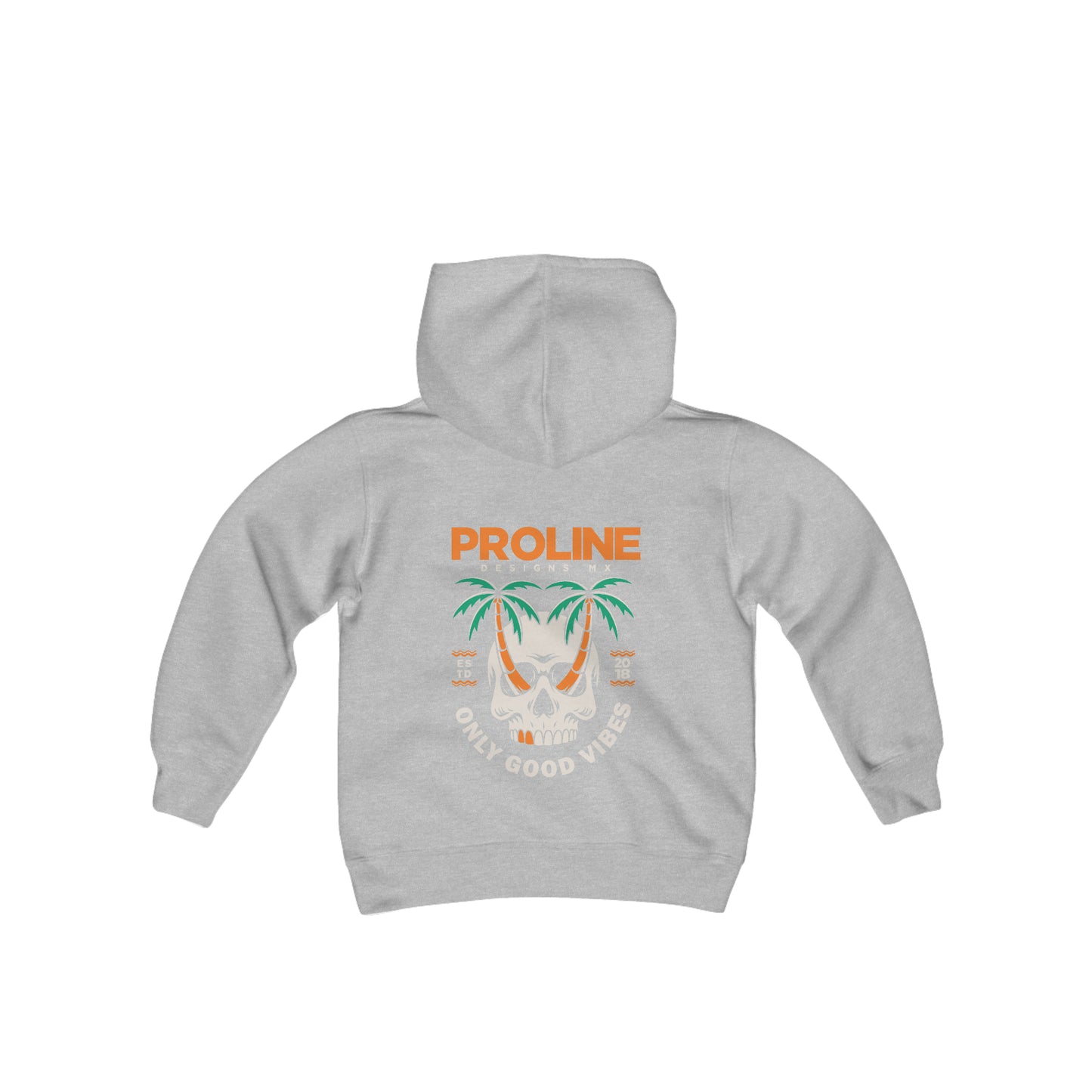 Proline 'Skull Palm Trees' Youth Hoodie