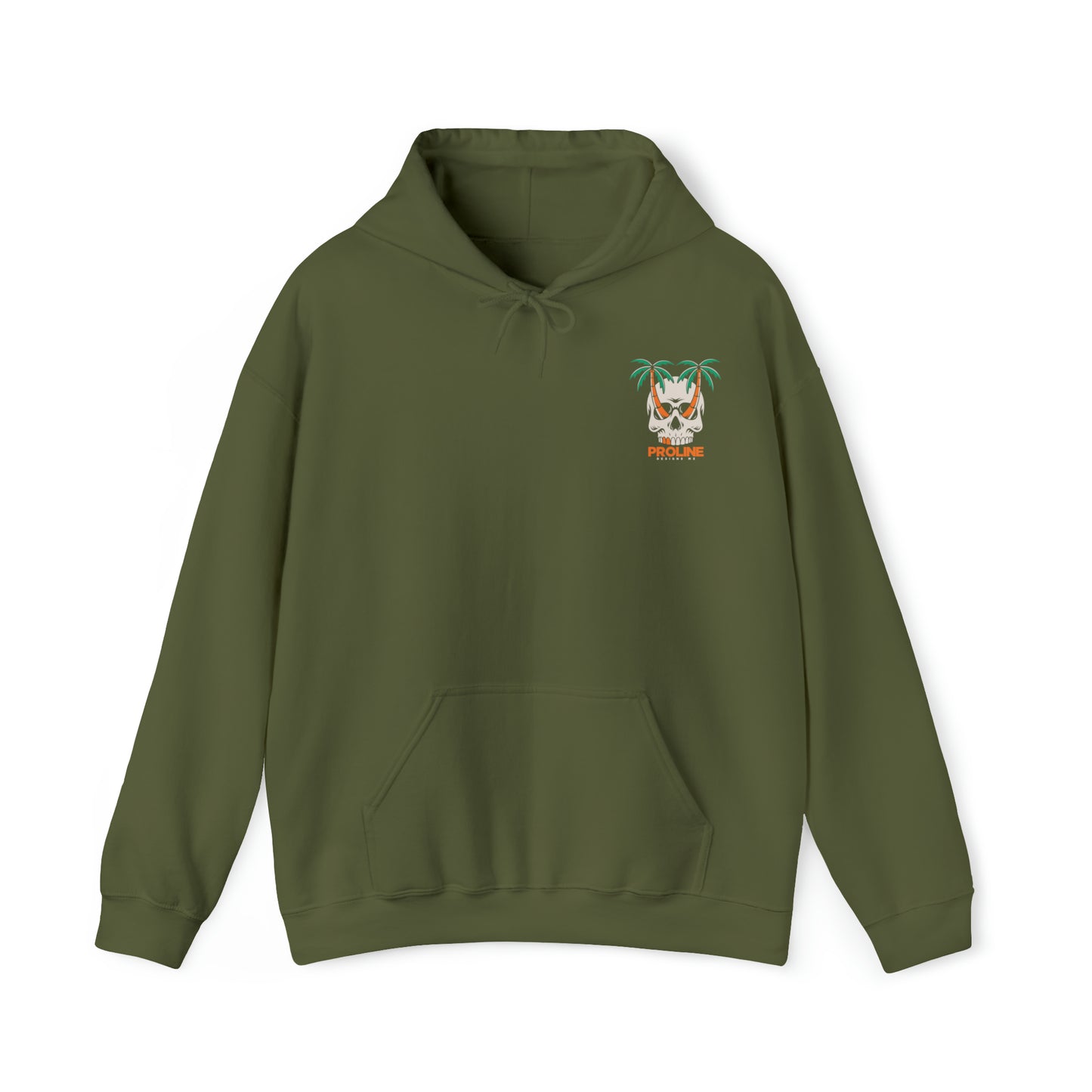 Proline 'Skull Palm Trees' Hoodie