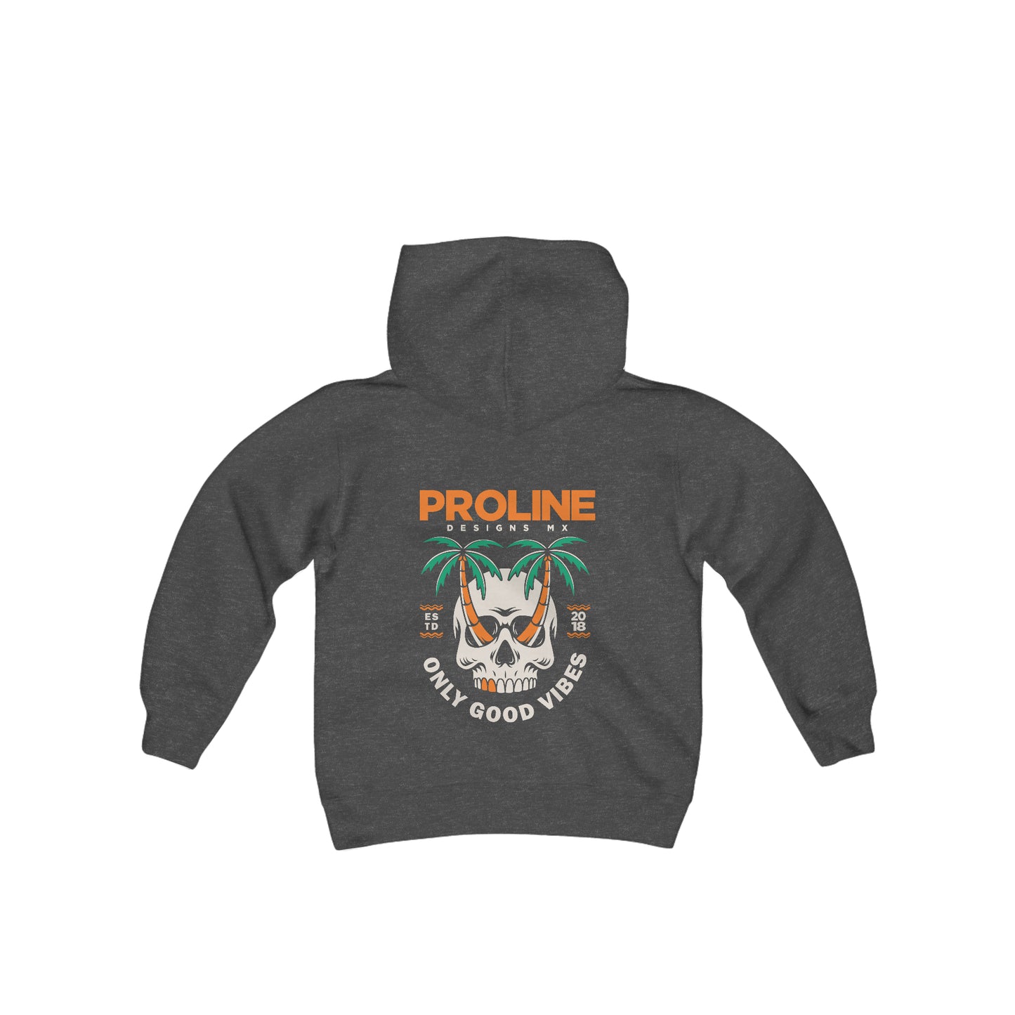 Proline 'Skull Palm Trees' Youth Hoodie