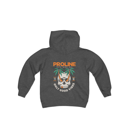 Proline 'Skull Palm Trees' Youth Hoodie
