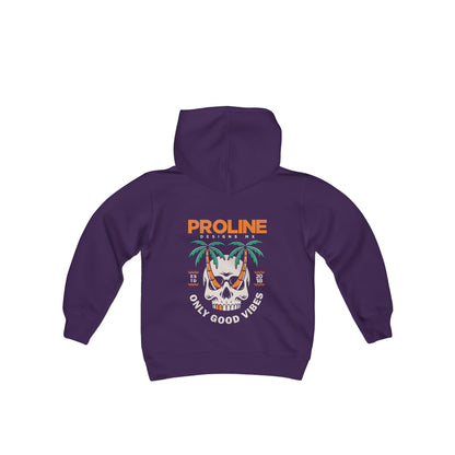 Proline 'Skull Palm Trees' Youth Hoodie