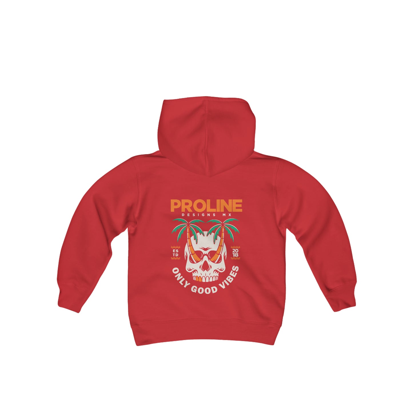 Proline 'Skull Palm Trees' Youth Hoodie
