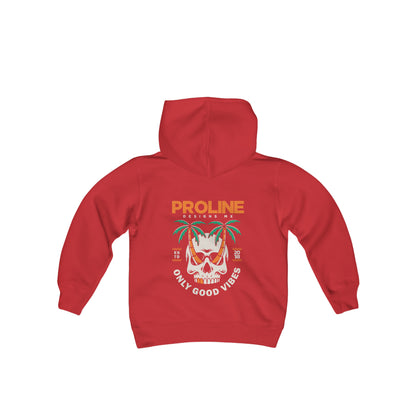 Proline 'Skull Palm Trees' Youth Hoodie