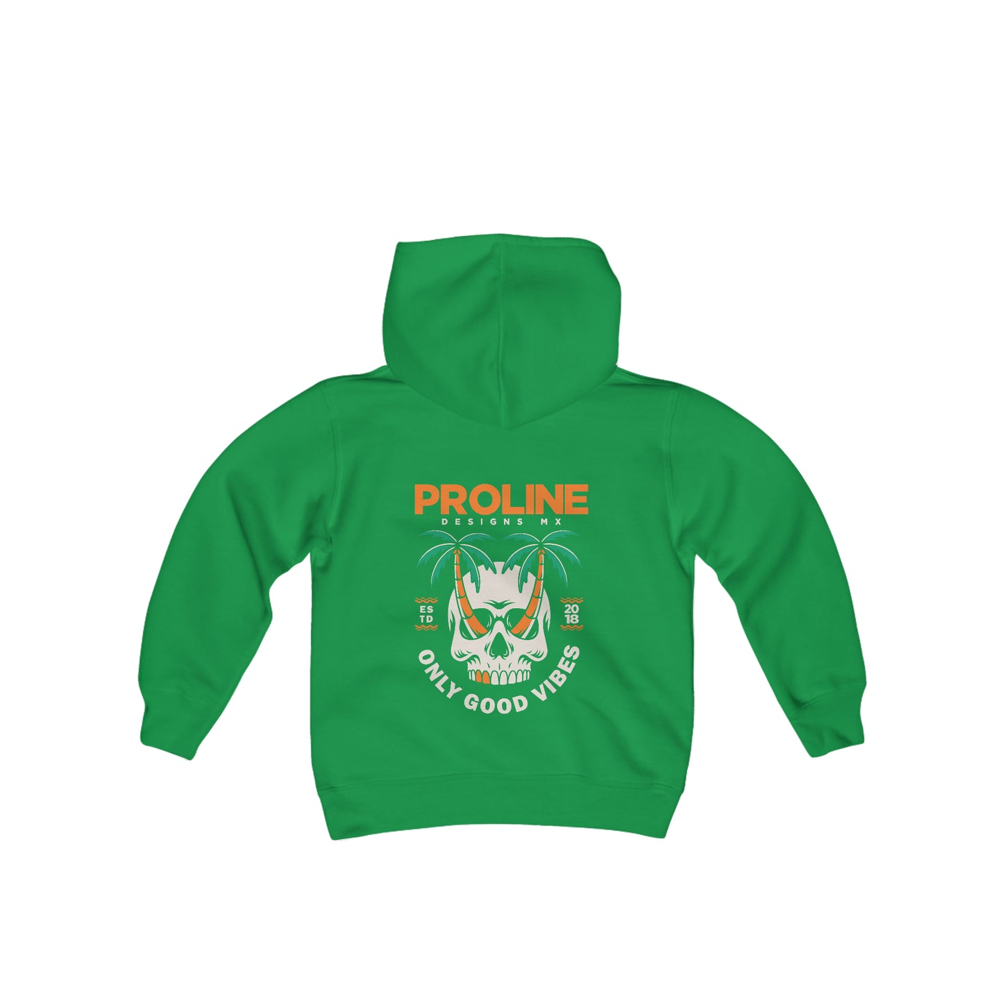 Proline 'Skull Palm Trees' Youth Hoodie