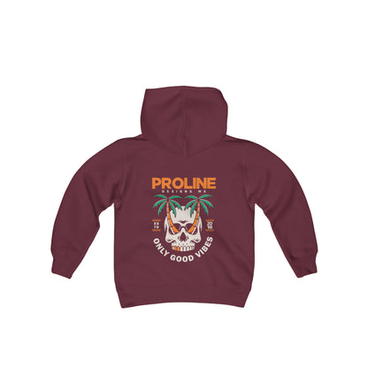 Proline 'Skull Palm Trees' Youth Hoodie