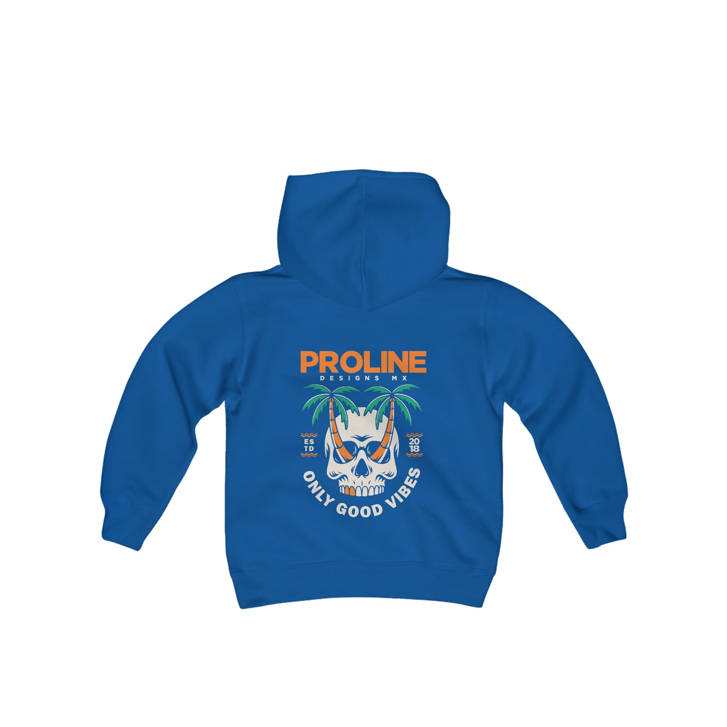 Proline 'Skull Palm Trees' Youth Hoodie