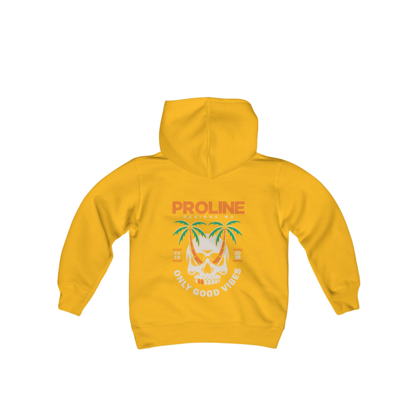 Proline 'Skull Palm Trees' Youth Hoodie