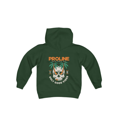 Proline 'Skull Palm Trees' Youth Hoodie