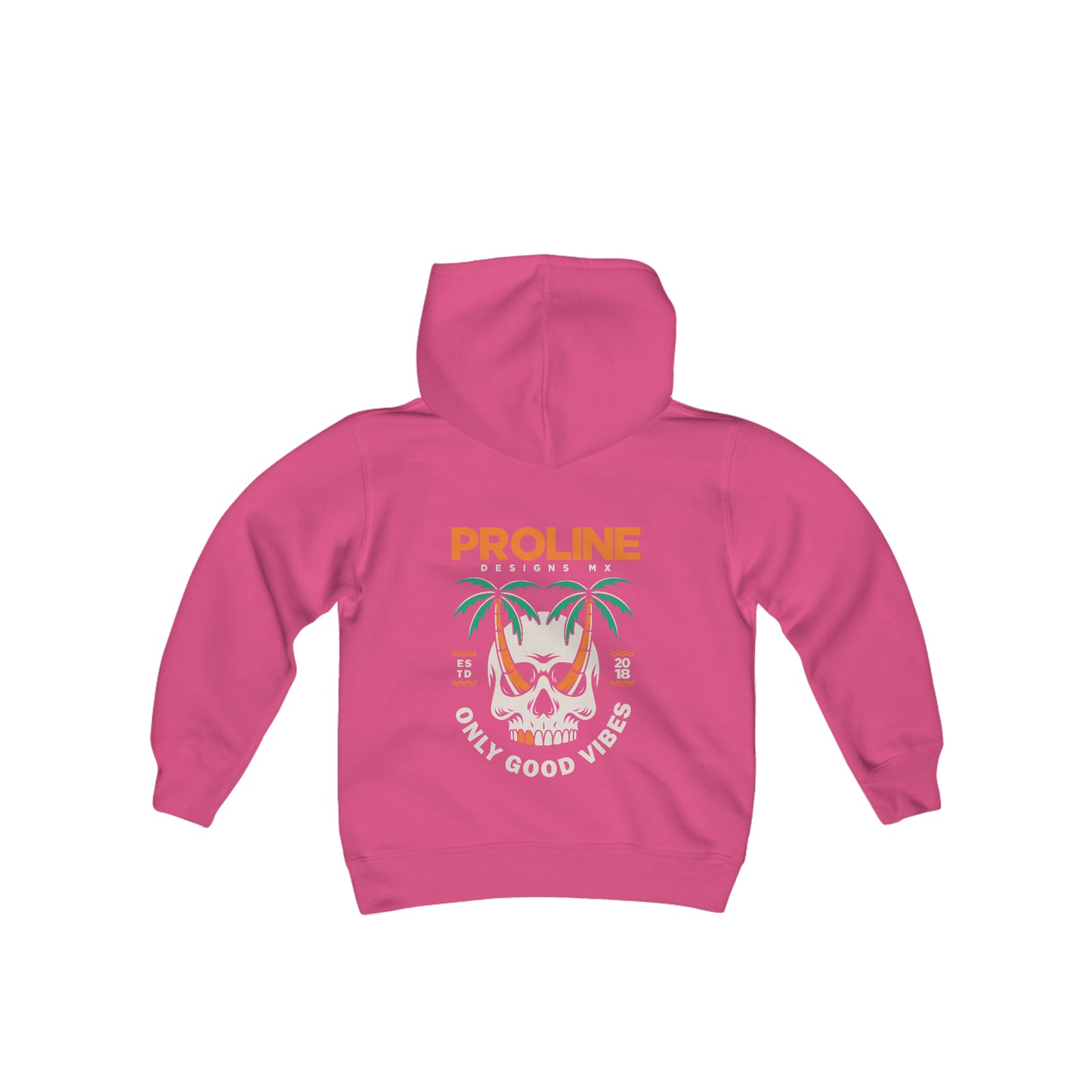 Proline 'Skull Palm Trees' Youth Hoodie