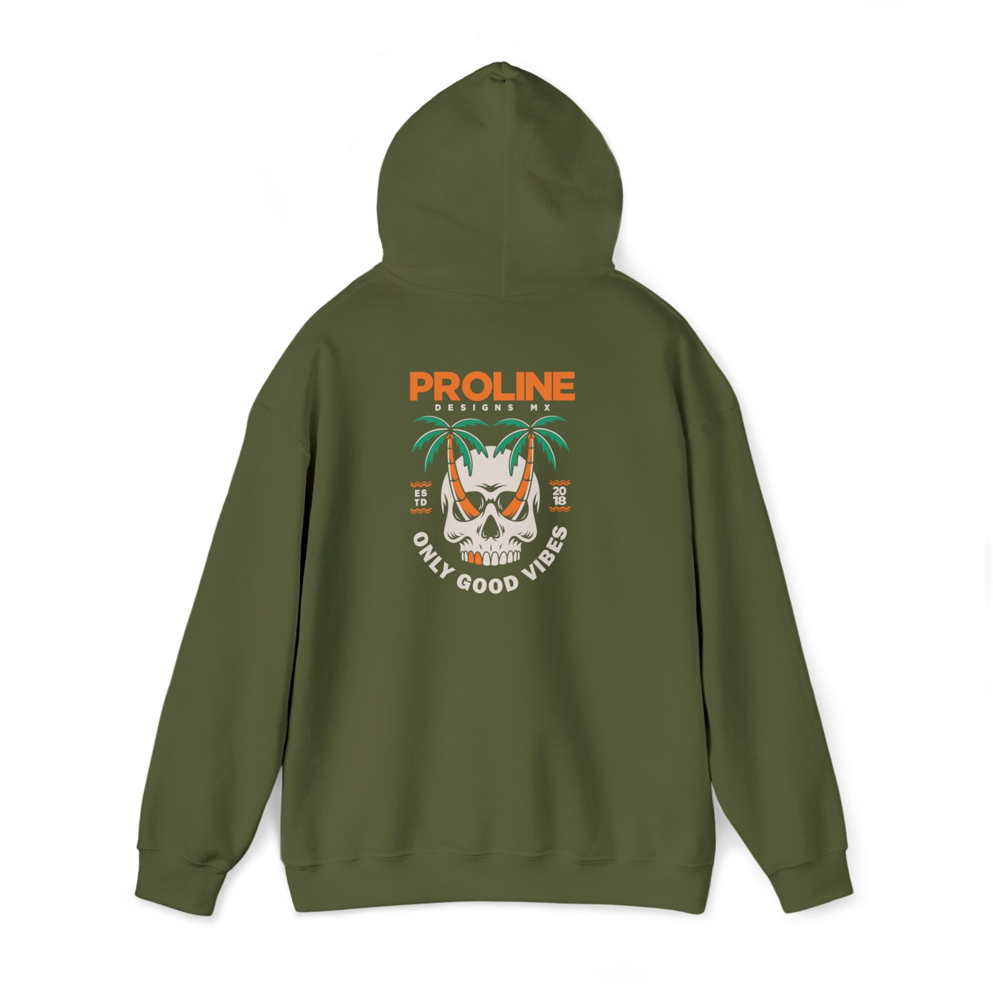 Proline 'Skull Palm Trees' Hoodie