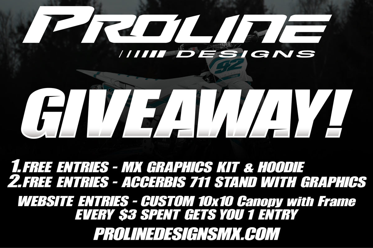 PROLINE DESIGNS GIVEAWAY! – Proline Designs Mx