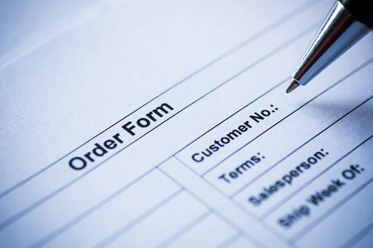 Online Order Form