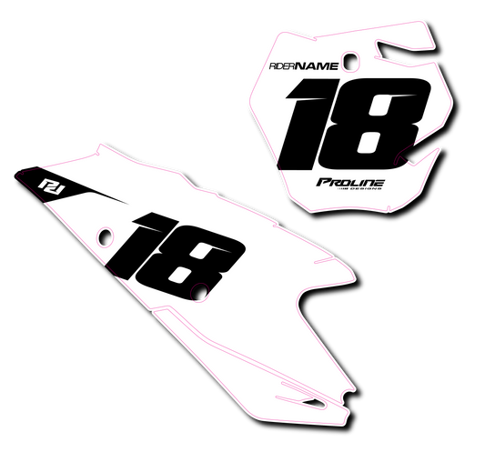 Proline 'Blank' Number Plates