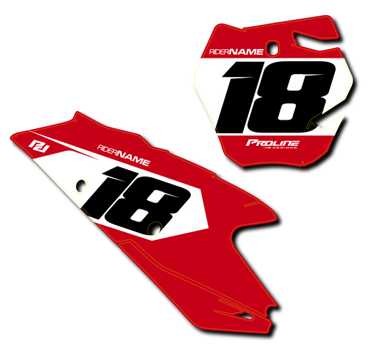 Proline 'Clean White' Number Plates