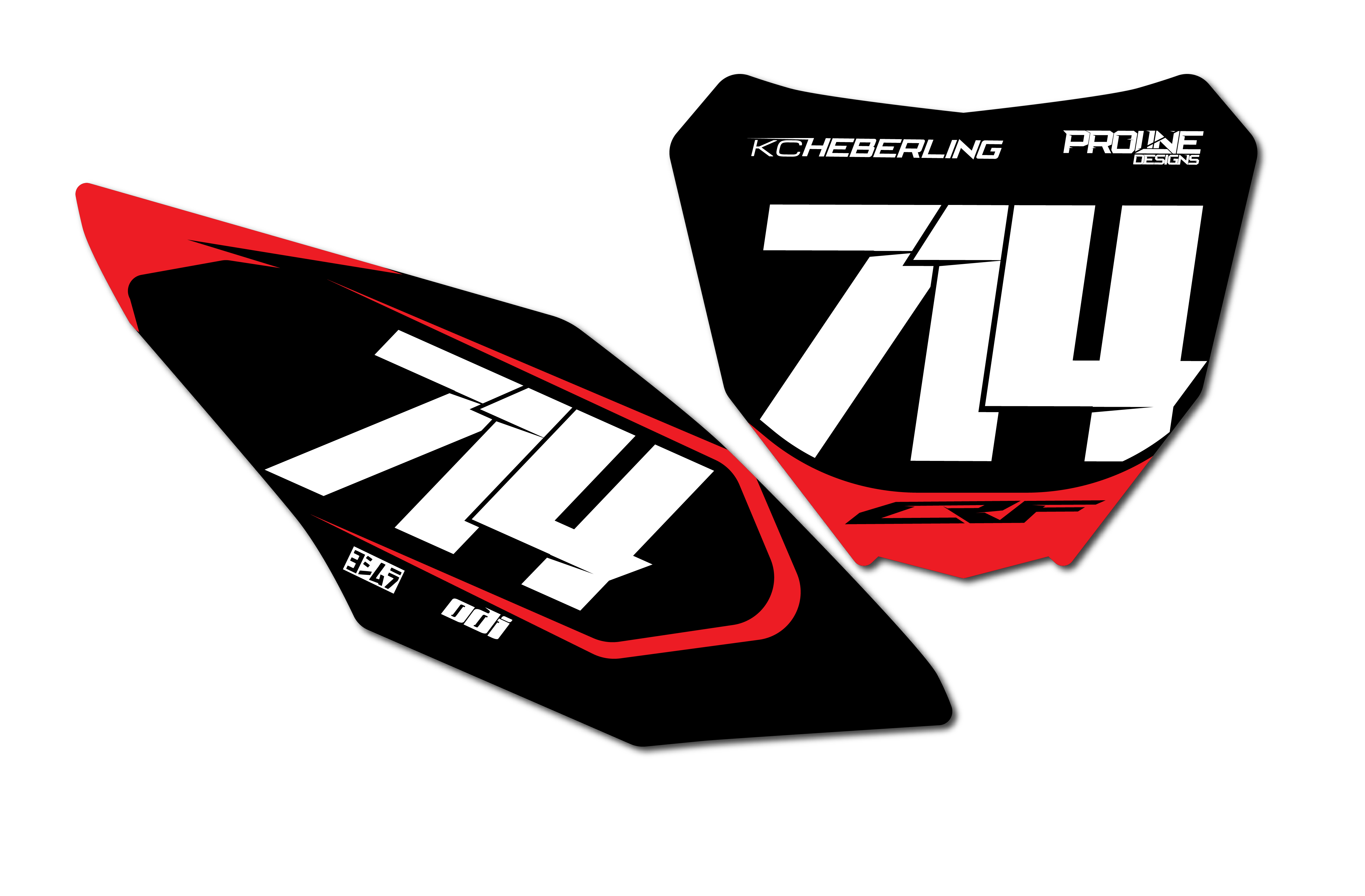 Proline 'Classic' Number Plates – Proline Designs Mx
