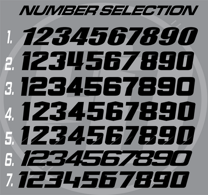 Proline 'Blank' Number Plates