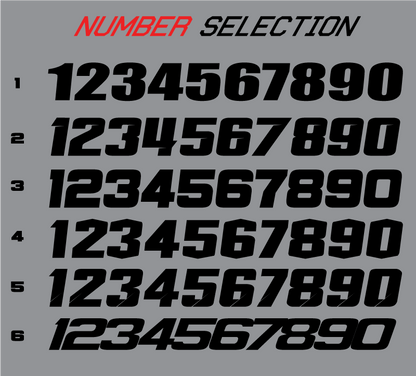 Proline 'Classic' Number Plates