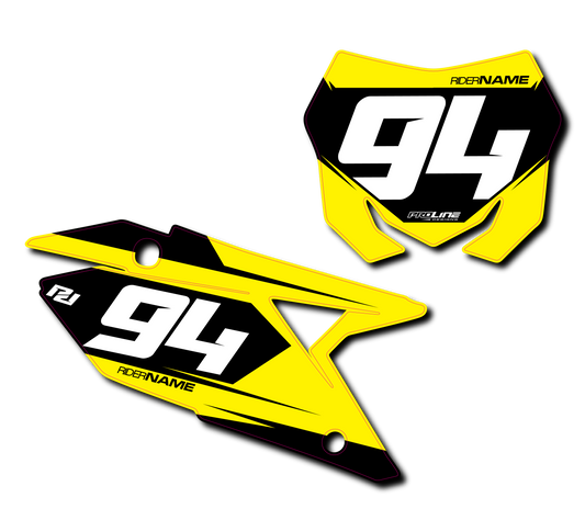 Proline 'Clean Black' Number Plates