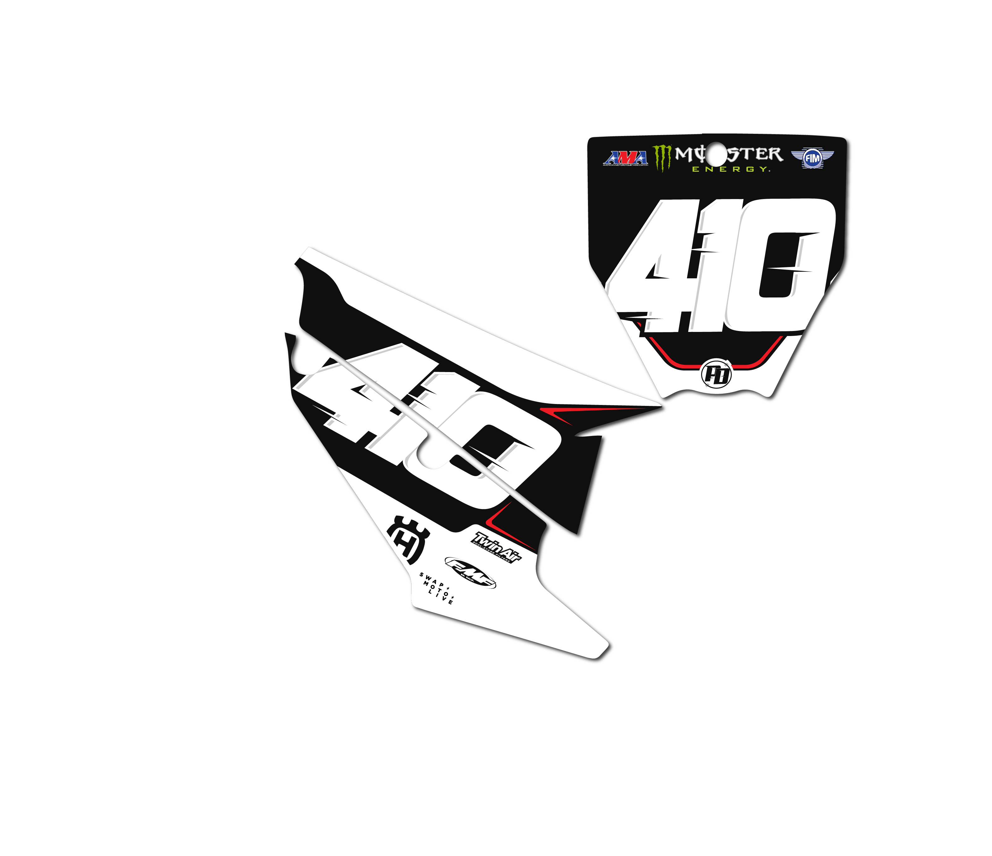Proline Event Numbers Proline 'Classic' Number Plates – Proline Designs Mx