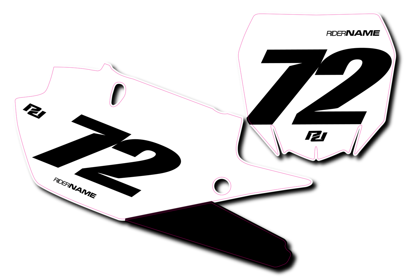 Proline 'Blank' Number Plates